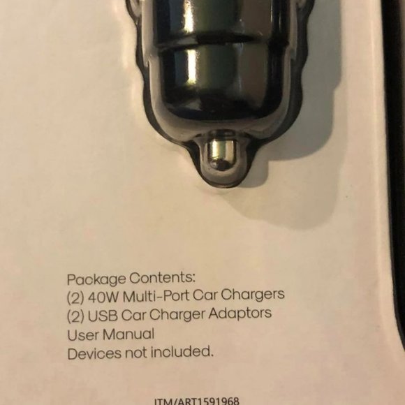 NIP Atomi 40W Multi Port Car Charger - Picture 7 of 10